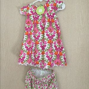 Tags! New Boxed Vera Bradley Baby 3-6M 2Pc Set